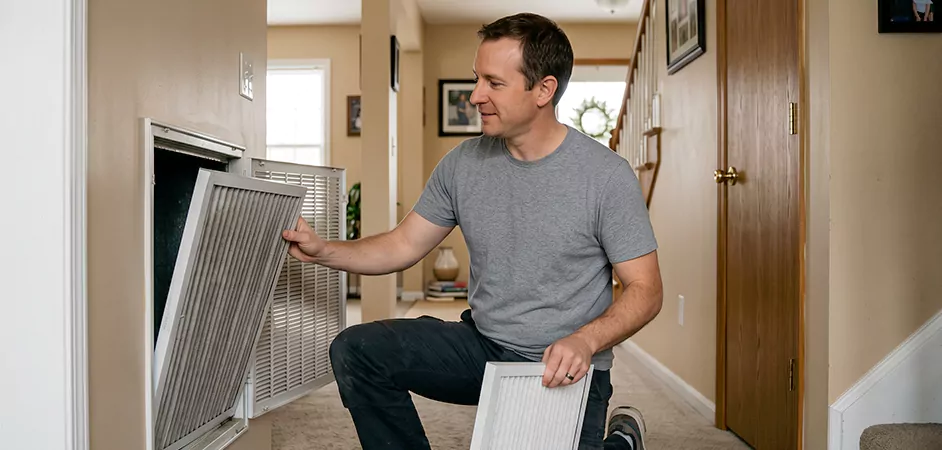 AC Air Filter Replacement in Frisco, TX