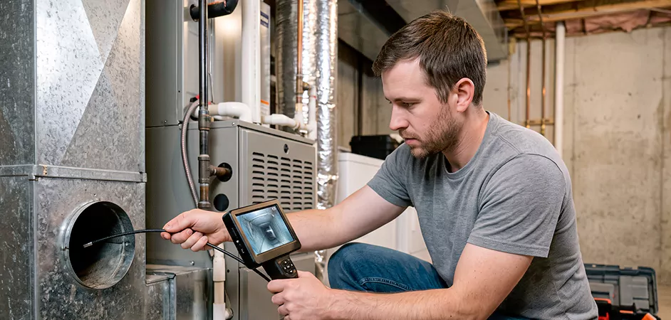 Air Duct Camera Inspection in Frisco, TX