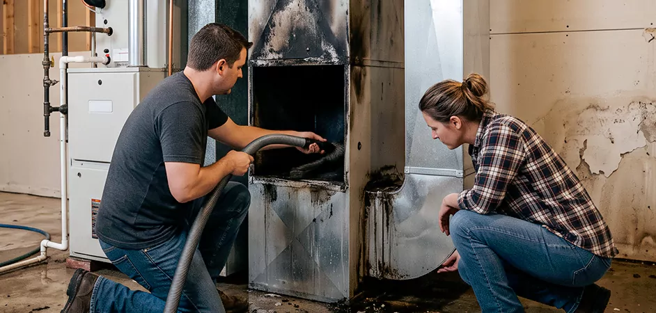 Fire and Flood Duct Restoration in Frisco, TX
