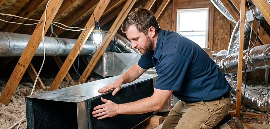 Acoustic Duct Liner Installation in Frisco