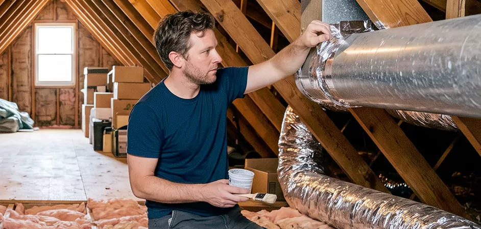 Duct Board Leak Repair in Frisco