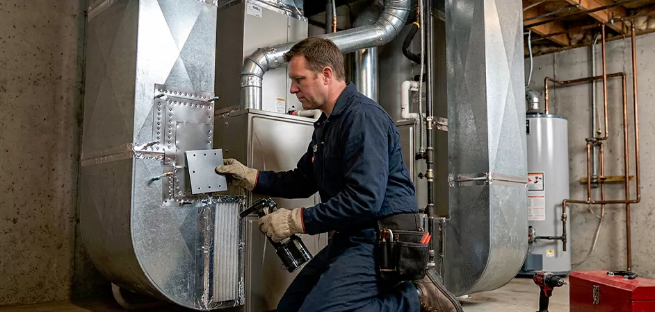Supply and Return Plenum Repair in Frisco