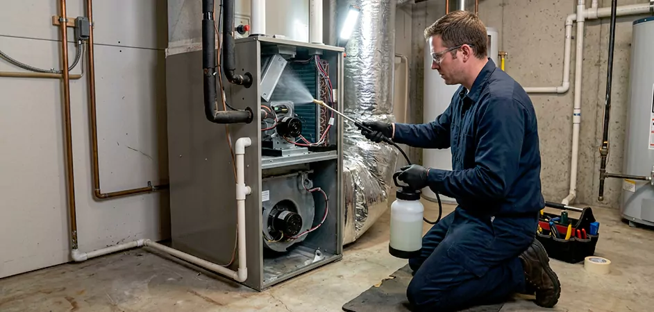 Air Handler Antimicrobial Treatment in Frisco