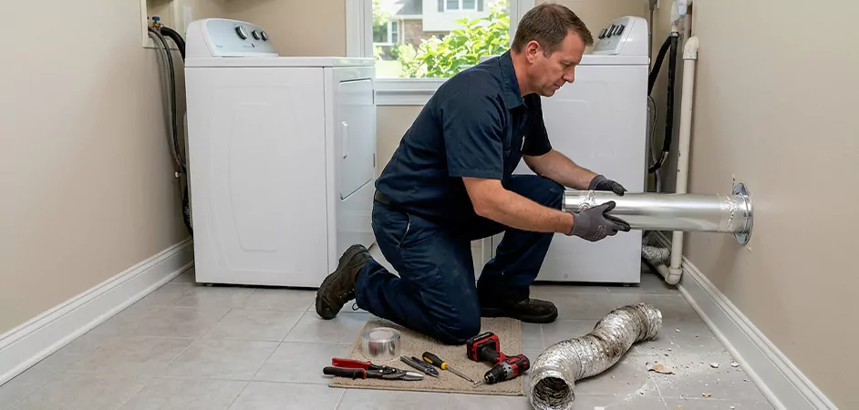 Dryer Vent Replacement in Frisco