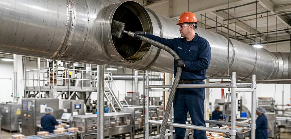 Food Processing Facility Duct Cleaning in Frisco
