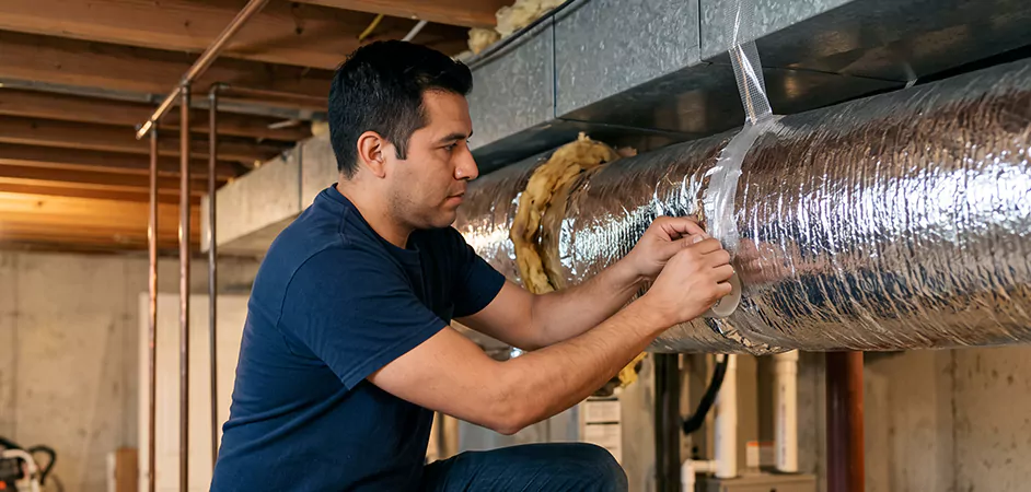 Duct Insulation Upgrade in Frisco