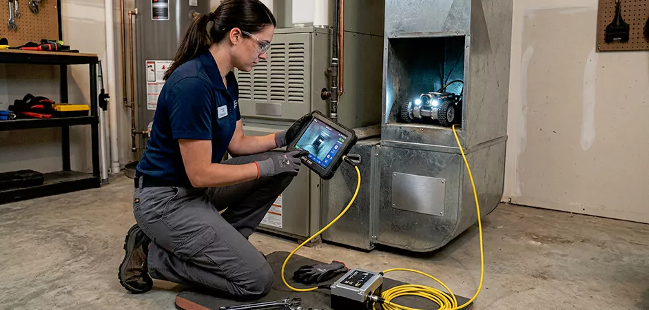Robotic Duct Inspection in Frisco